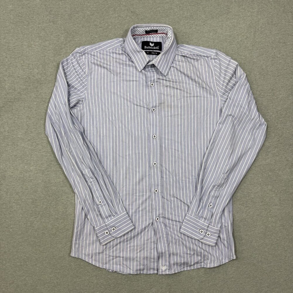 Buttercloth‎ Shirt Mens Medium Slim Fit Corpcore Classic
